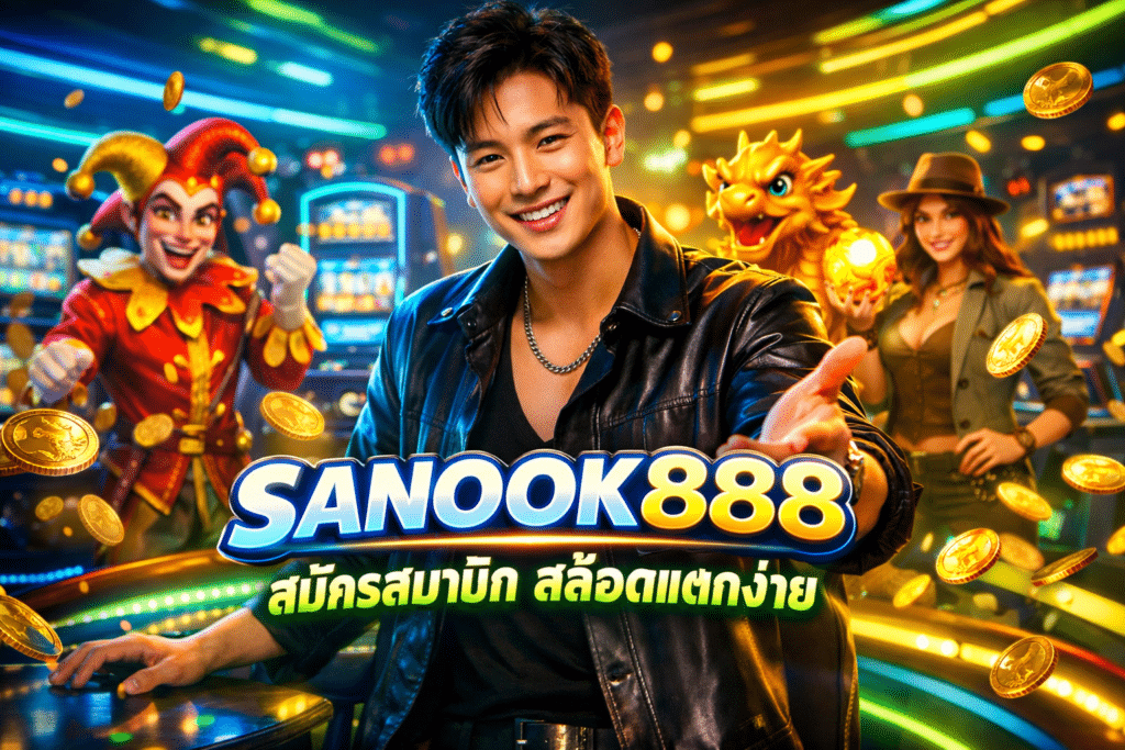 SANOOK888 สมัครสมาชิก สล็อตแตกง่าย เล่นผ่านมือถือได้ทุกระบบ