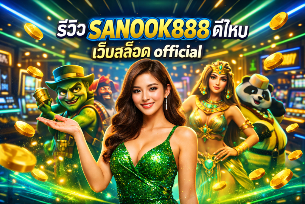 รีวิว SANOOK888 ดีไหม เว็บสล็อต official มีโปรโมชั่นยังไงบ้าง