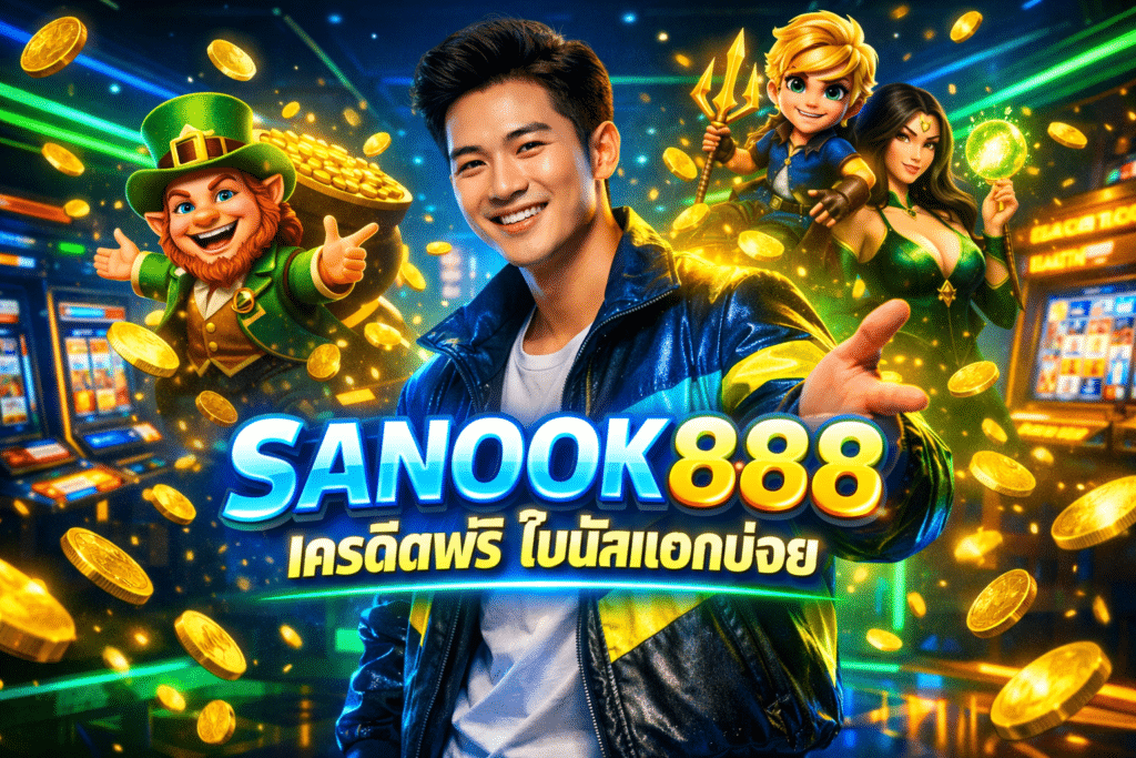 SANOOK888 เครดิตฟรี โบนัสแตกบ่อย โปรโมชั่นน่าสนใจ